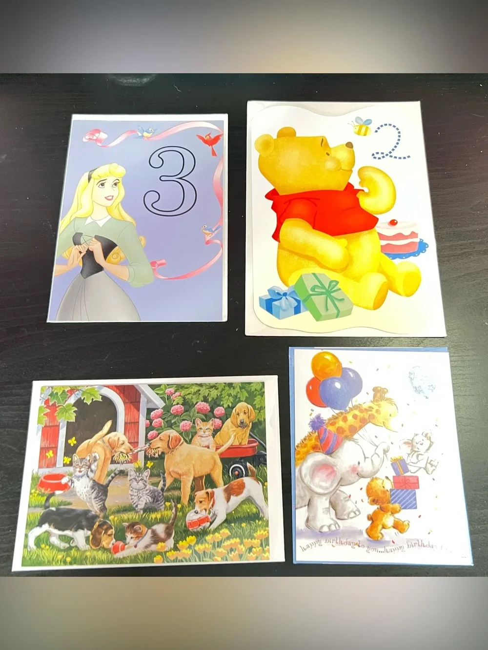 Vintage 9 Birthday Card Lot: Younger Person Birthday Card Lot
